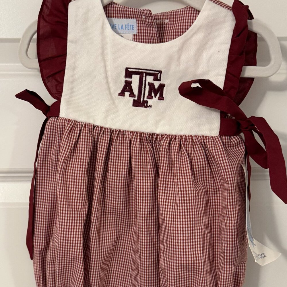 Viva la Fete - Texas A&M bubble romper